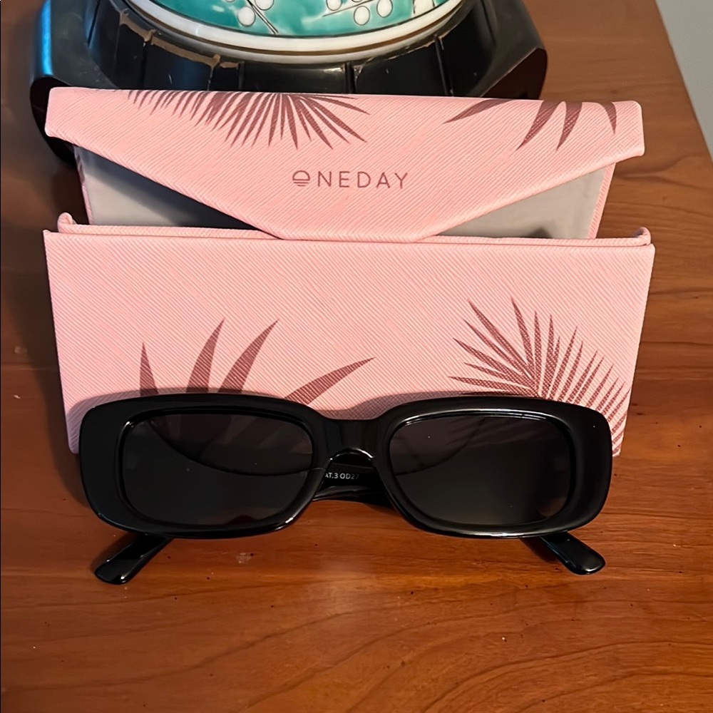 Oneday Sunglasses with Case NWOT